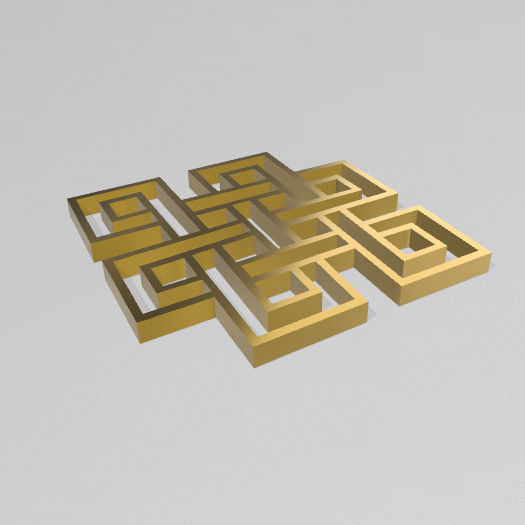 Nudo Mistico 3D print model_6