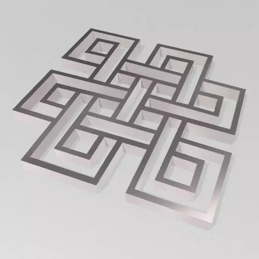 Nudo Mistico 3D print model_0