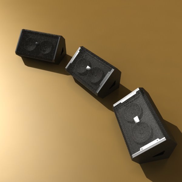 Stage Amp High Detail 3D model_5