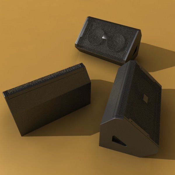 Stage Amp High Detail 3D model_6