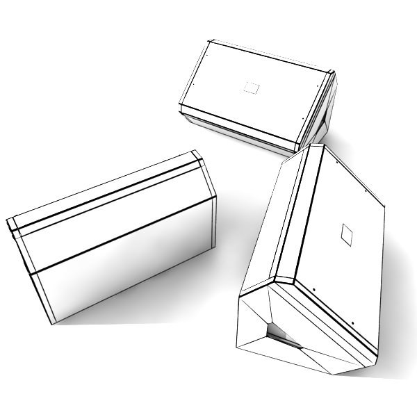 Stage Amp High Detail 3D model_7