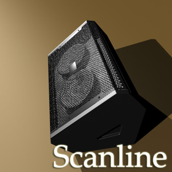 Stage Amp High Detail 3D model_12