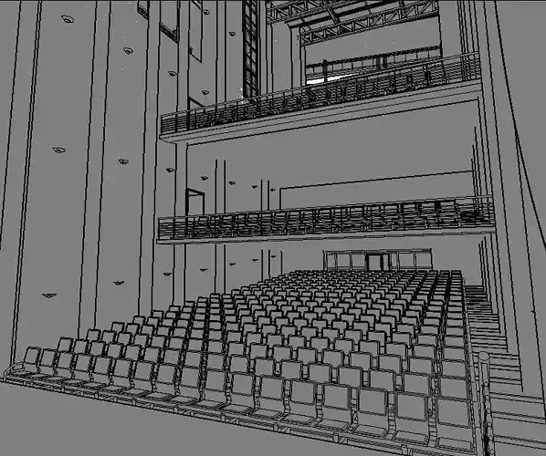 CULTURAL CENTER -compelete revit project -P1