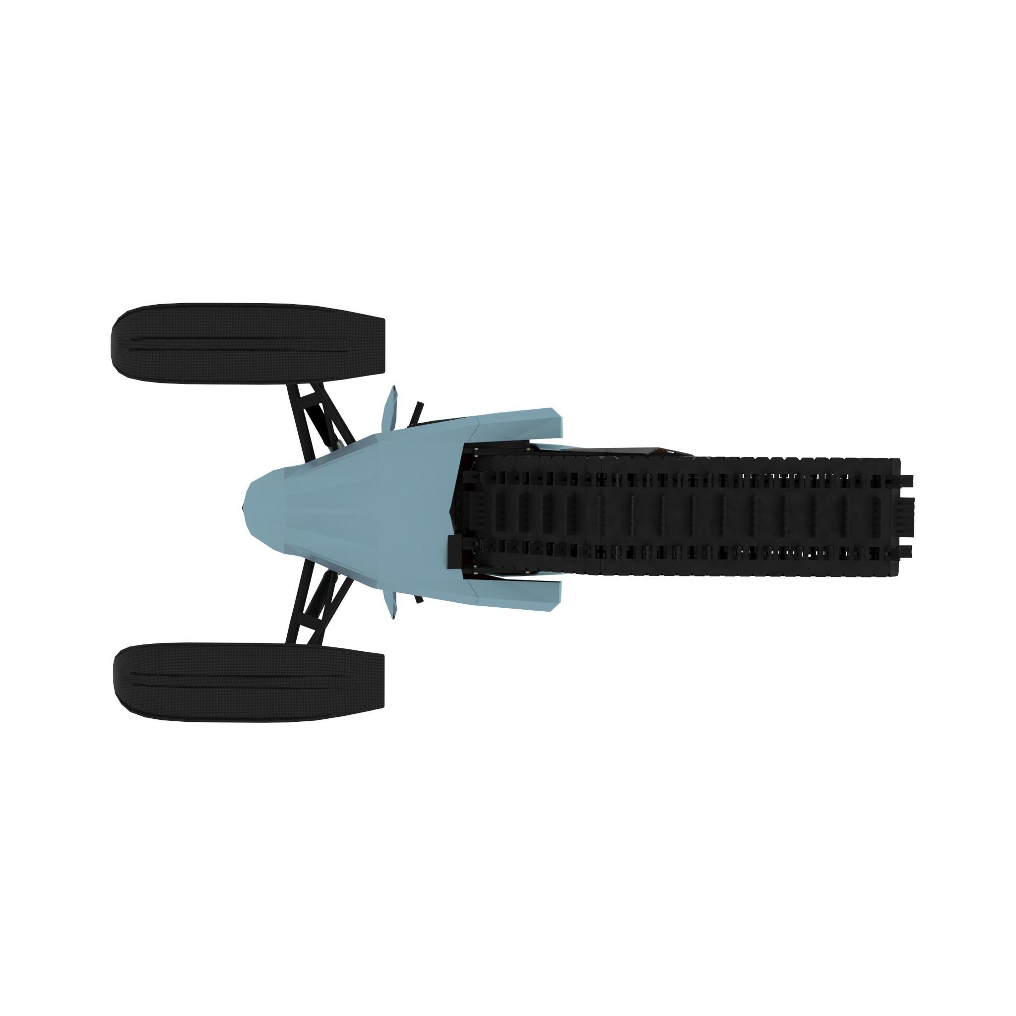 NEW SNOWMOBILE - 3 in 1 AWESOME PACK Low-poly 3D model_25