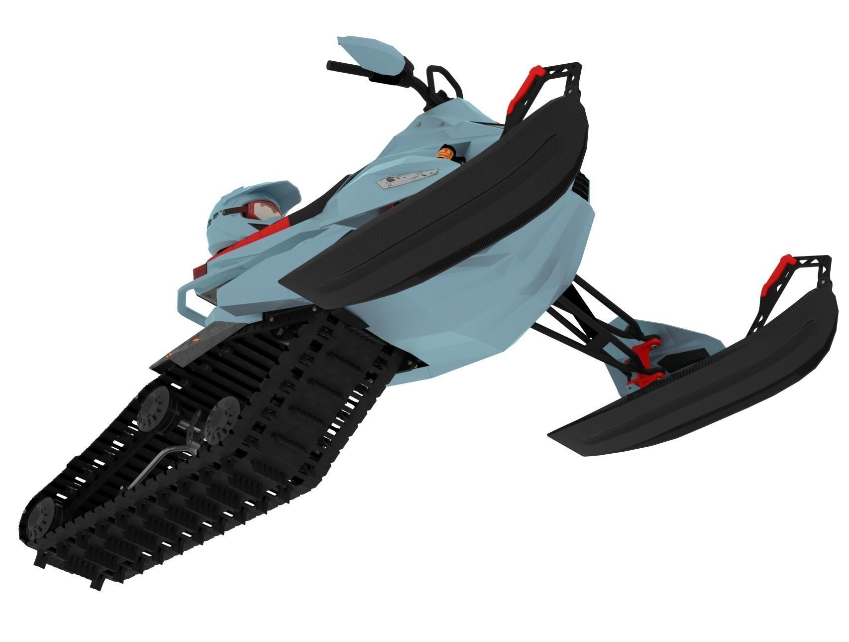 NEW SNOWMOBILE - 3 in 1 AWESOME PACK Low-poly 3D model_20