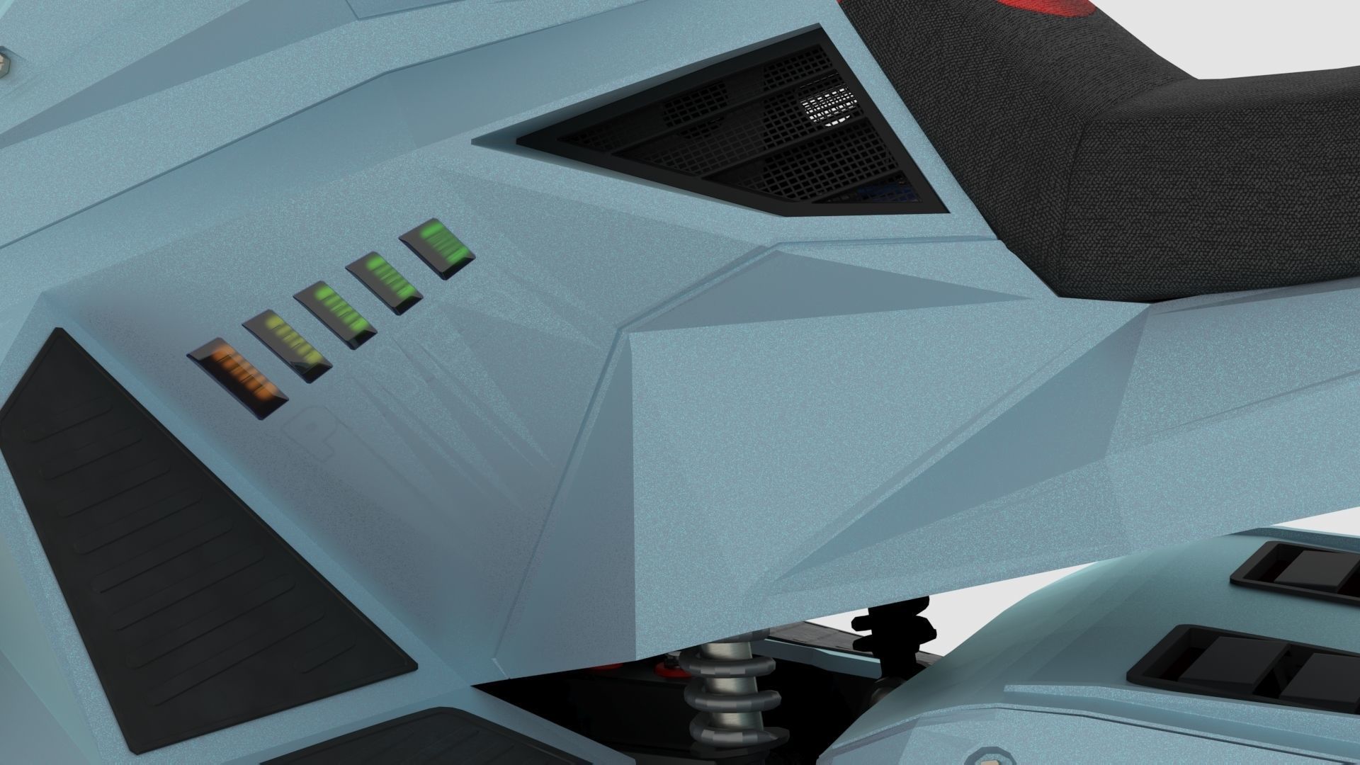 NEW SNOWMOBILE - 3 in 1 AWESOME PACK Low-poly 3D model_39