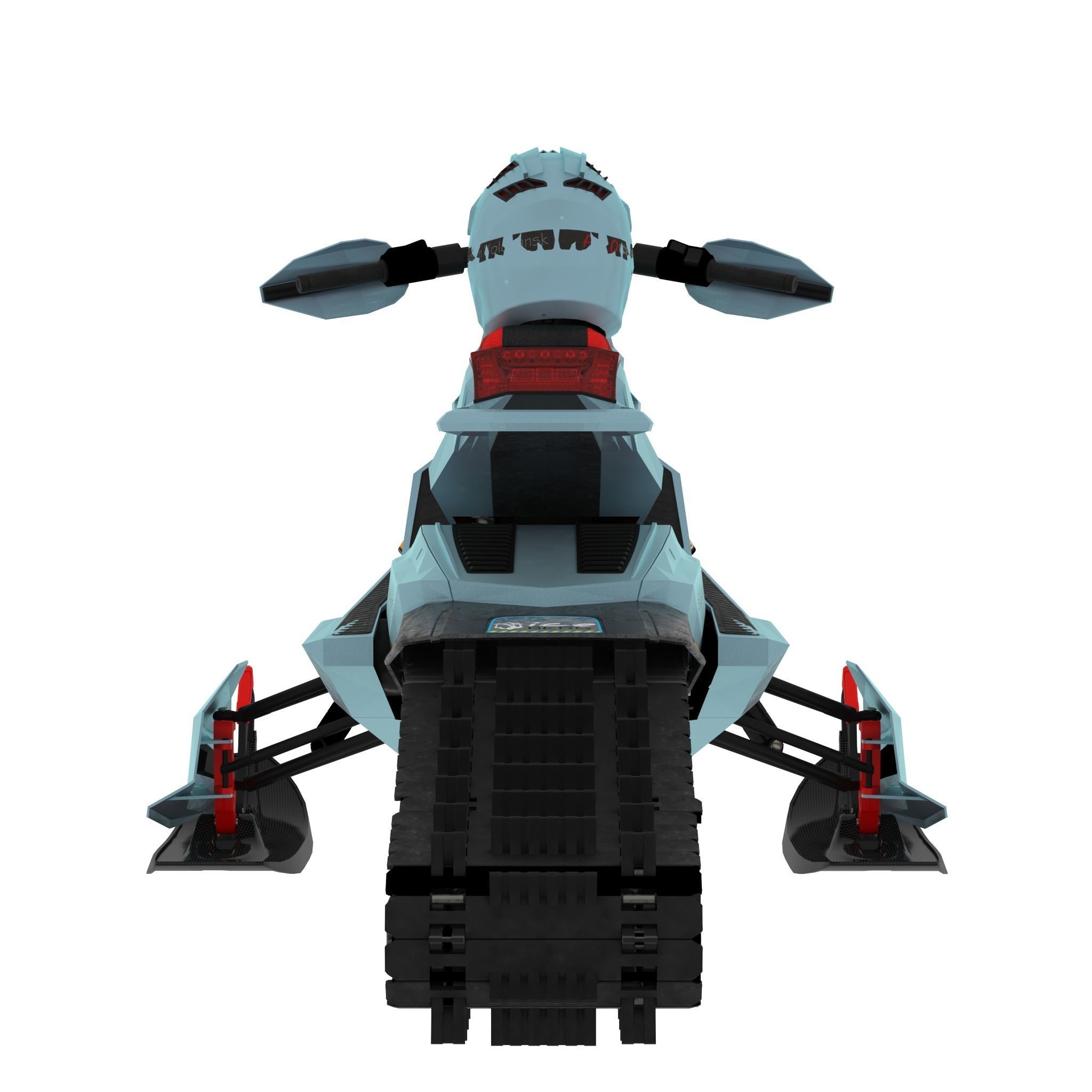 NEW SNOWMOBILE - 3 in 1 AWESOME PACK Low-poly 3D model_17