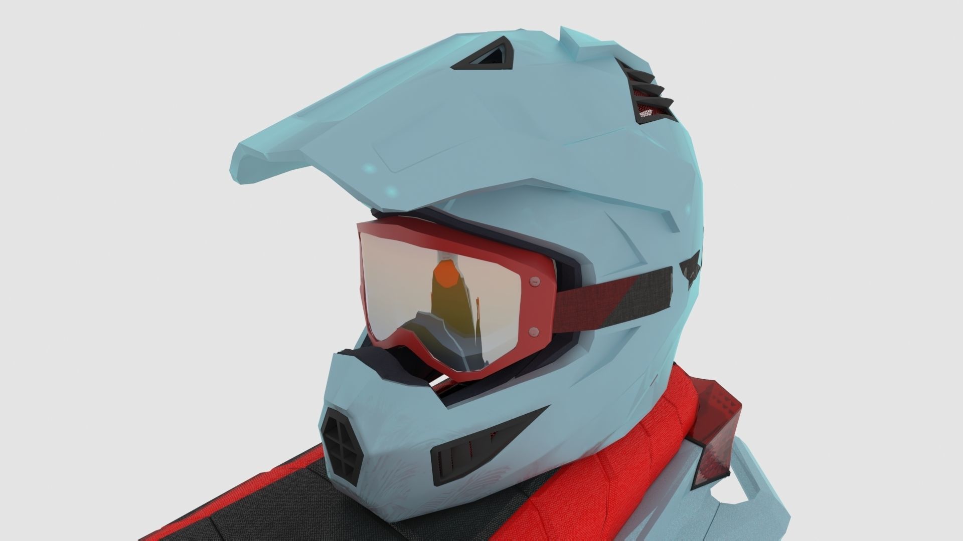 NEW SNOWMOBILE - 3 in 1 AWESOME PACK Low-poly 3D model_35