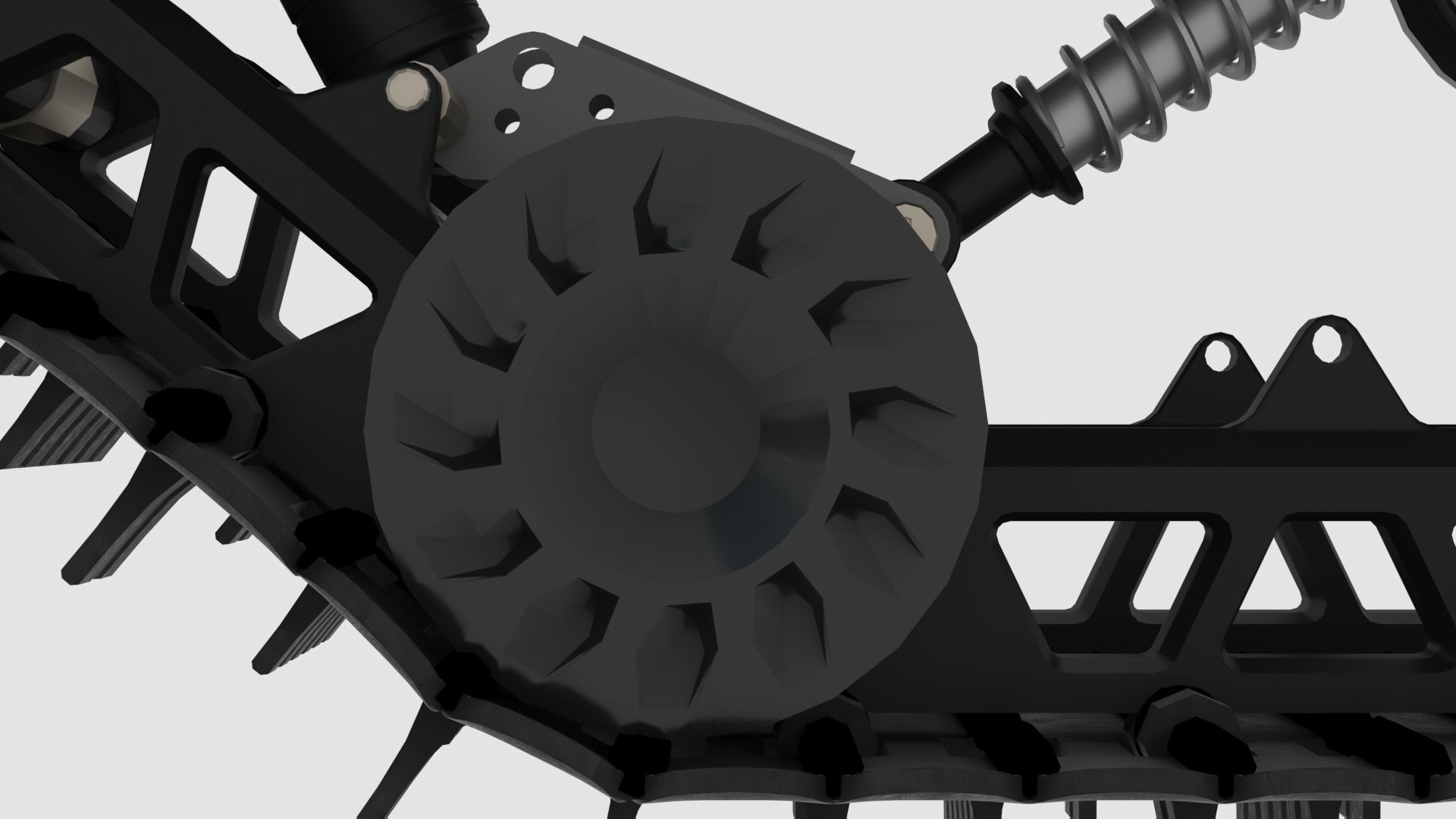 NEW SNOWMOBILE - 3 in 1 AWESOME PACK Low-poly 3D model_37