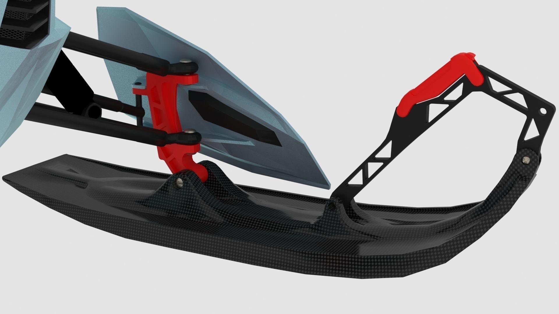 NEW SNOWMOBILE - 3 in 1 AWESOME PACK Low-poly 3D model_31