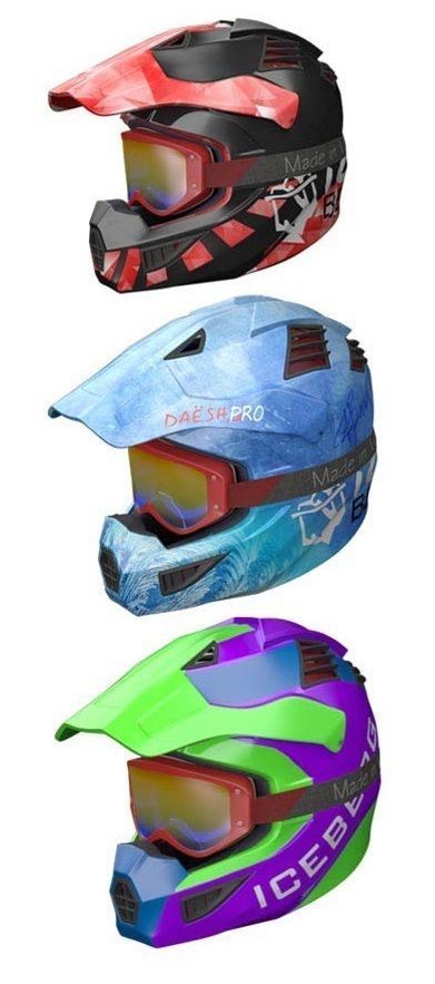 NEW SNOWMOBILE - 3 in 1 AWESOME PACK Low-poly 3D model_6