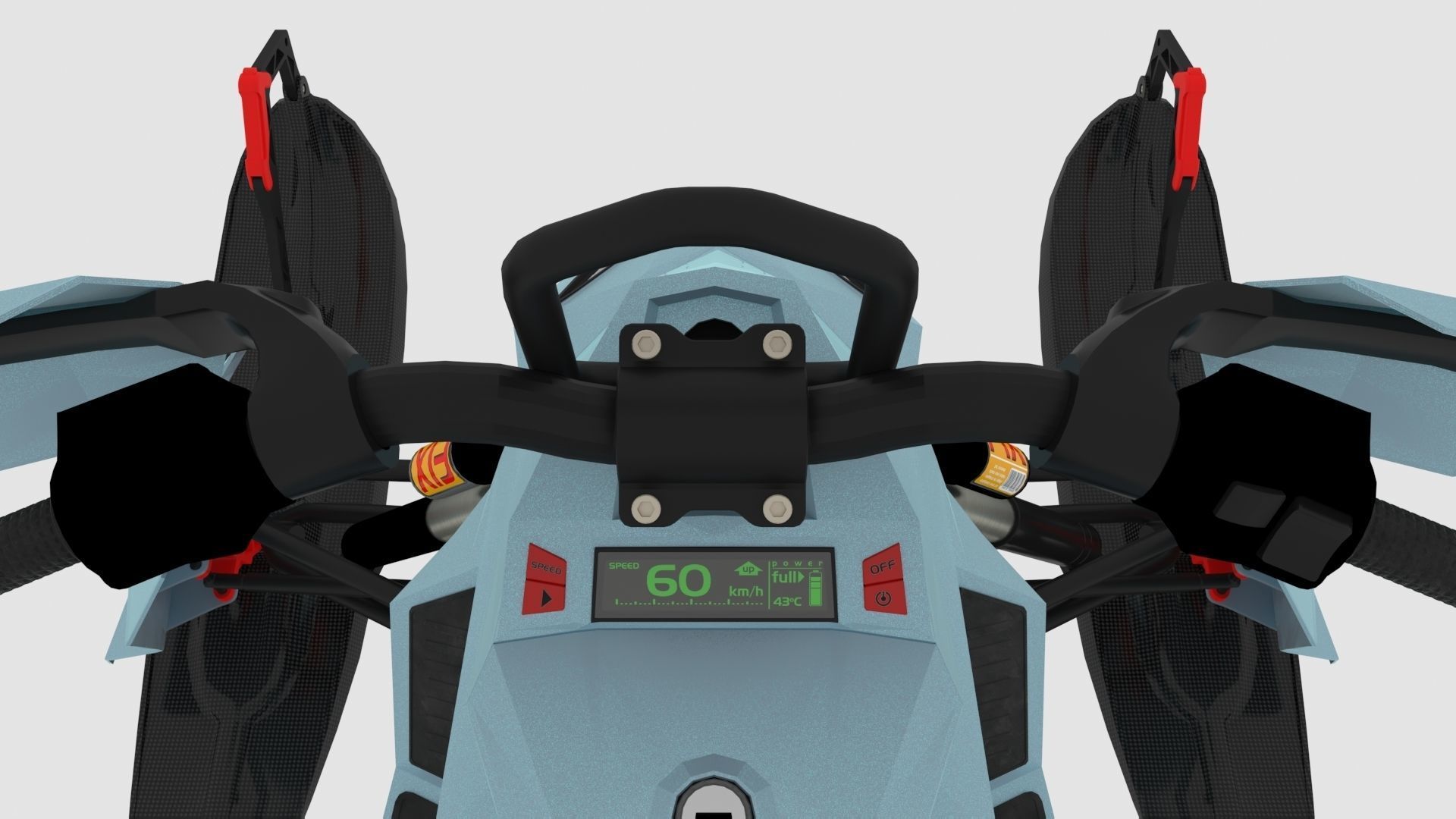 NEW SNOWMOBILE - 3 in 1 AWESOME PACK Low-poly 3D model_14