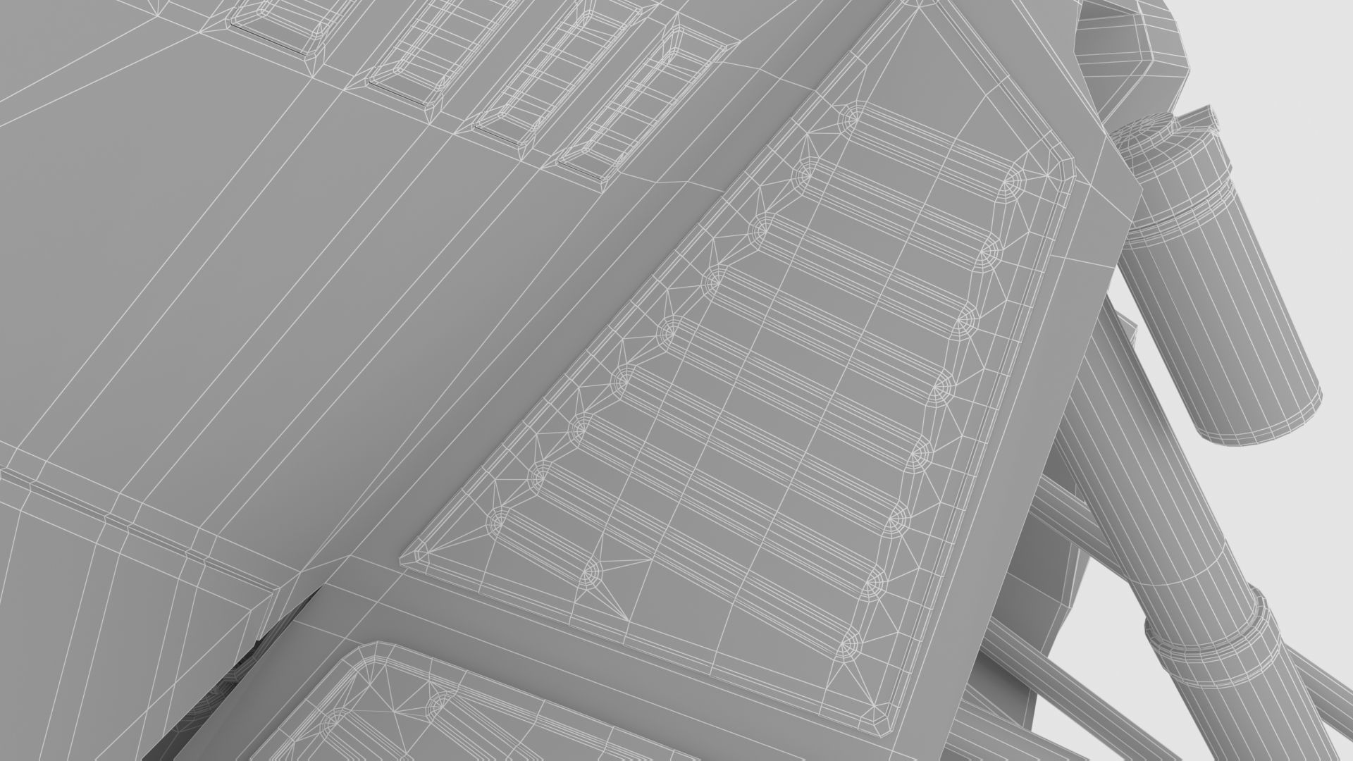 NEW SNOWMOBILE - 3 in 1 AWESOME PACK Low-poly 3D model_34