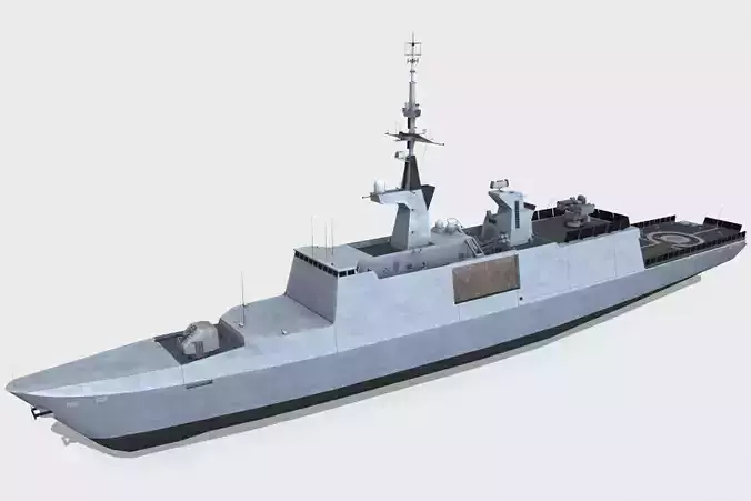 La Fayette Low-poly 3D model