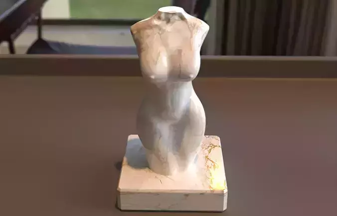 CHEAP MODELZ  Marble female body shape decoration