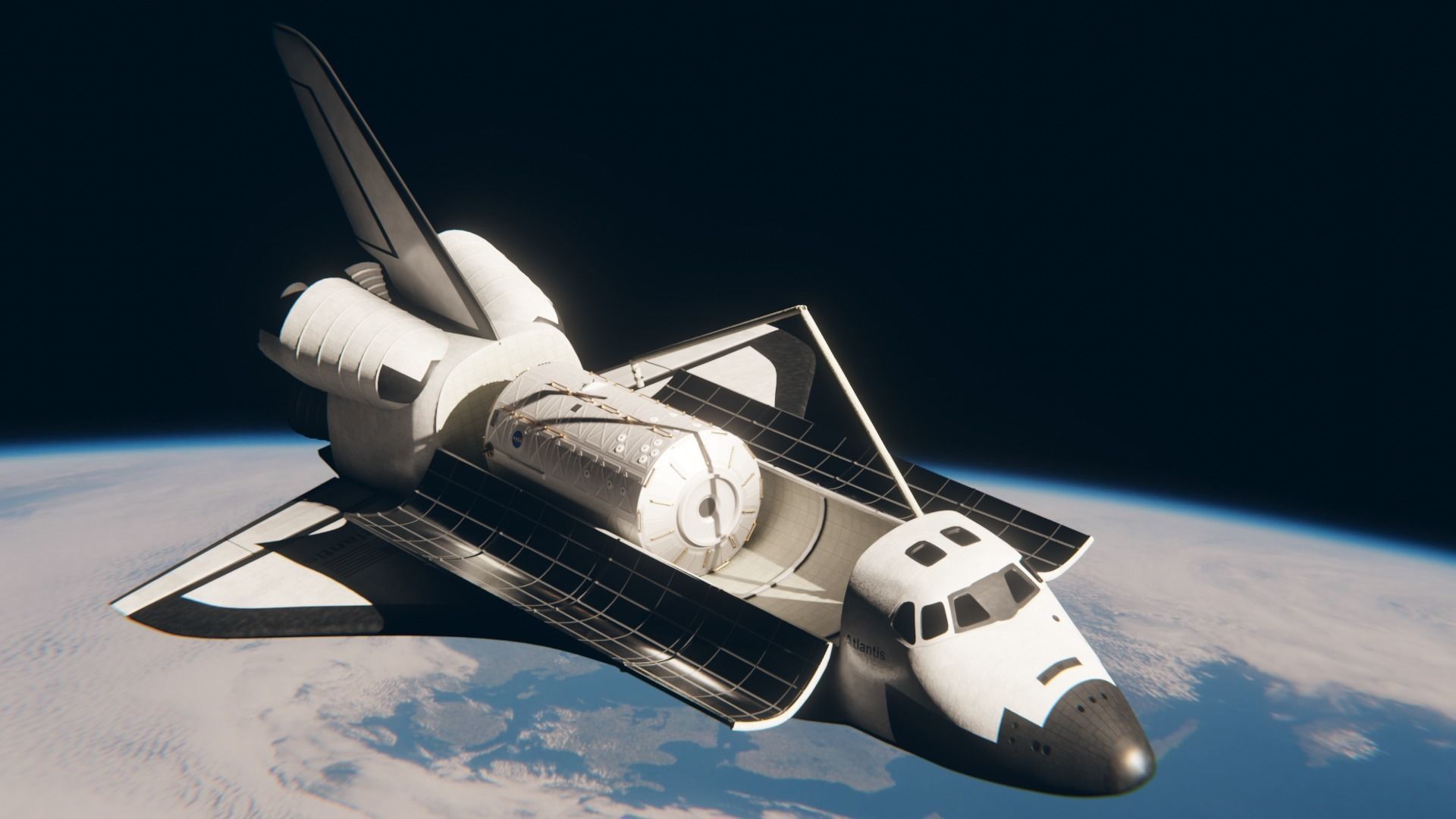 Space Shuttle 3D model_5