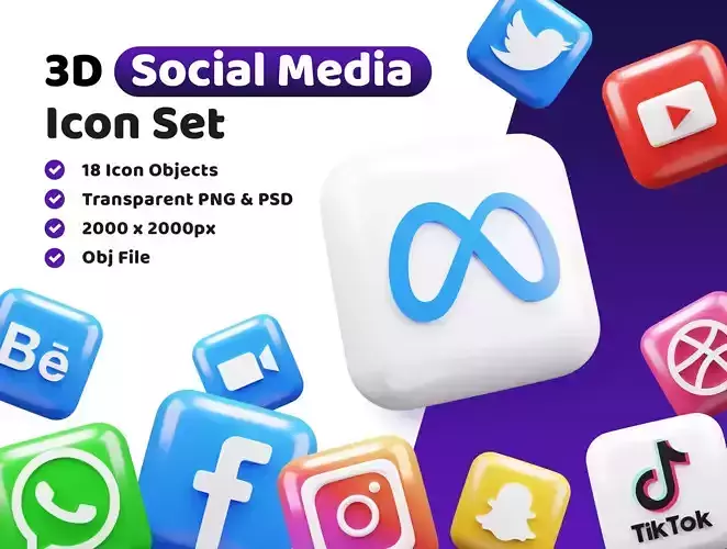 Social Media Icon Set