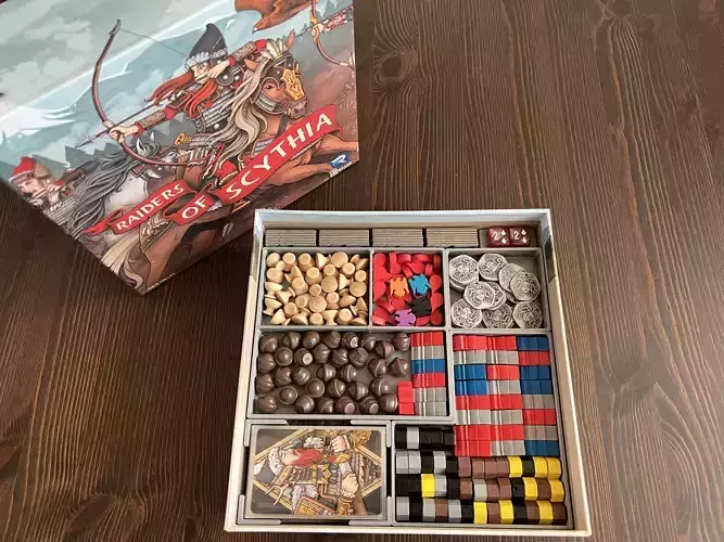 Raiders of Scythia Board Game Organizer Insert 3D print model