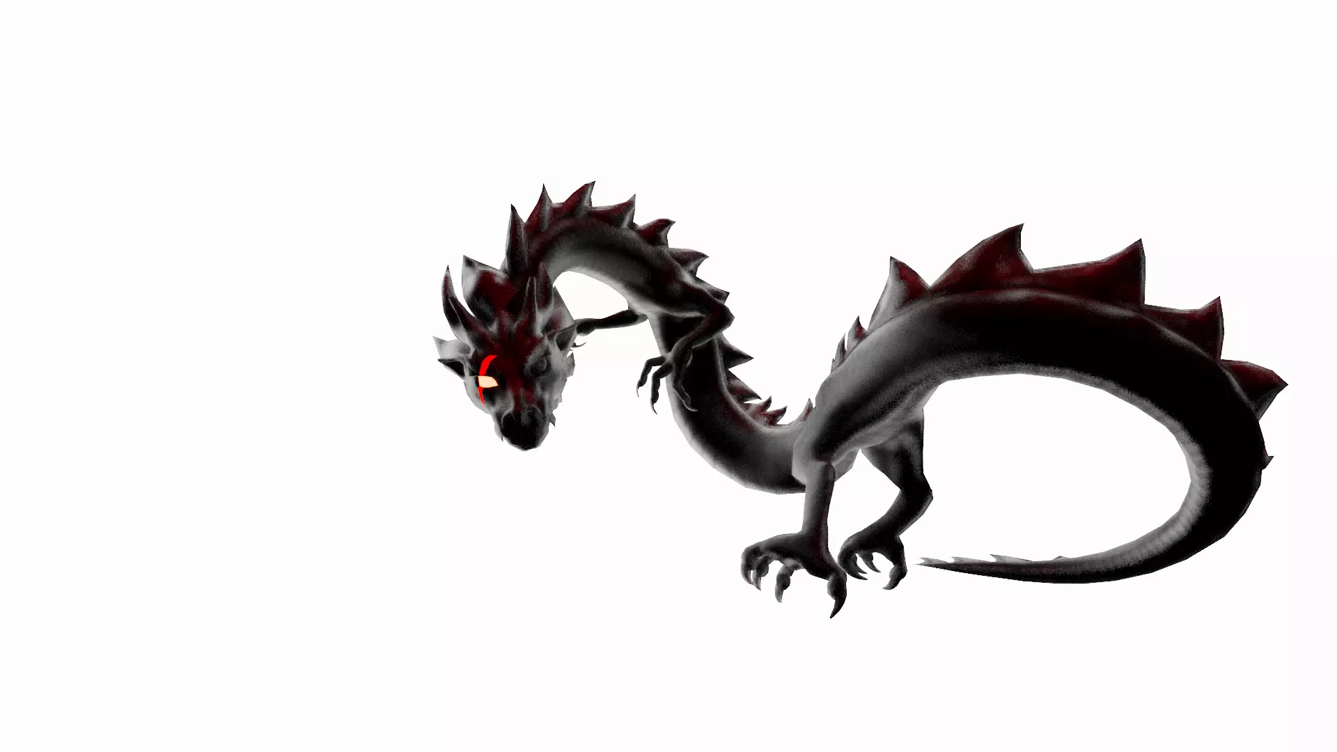 The Scarred Dragon 3D model
