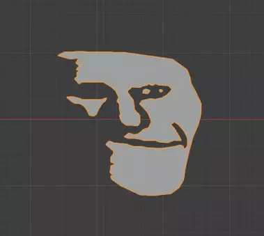 Trollge face of prankster 3D model_0