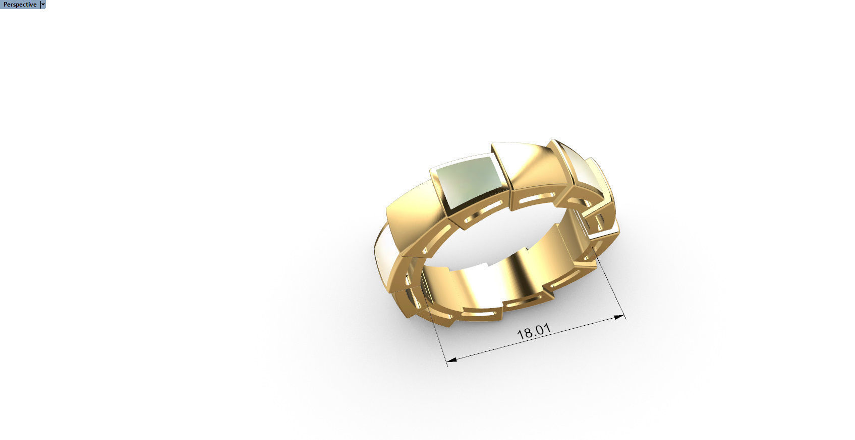 ENGAGMENT RING 3D print model_12