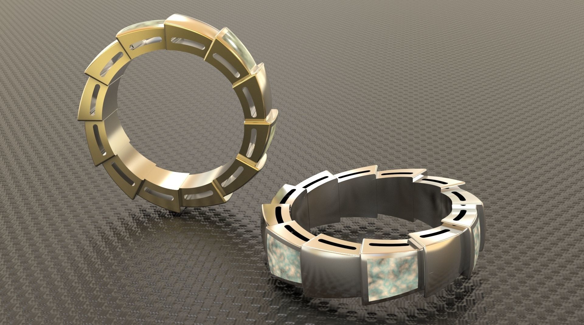 ENGAGMENT RING 3D print model_1