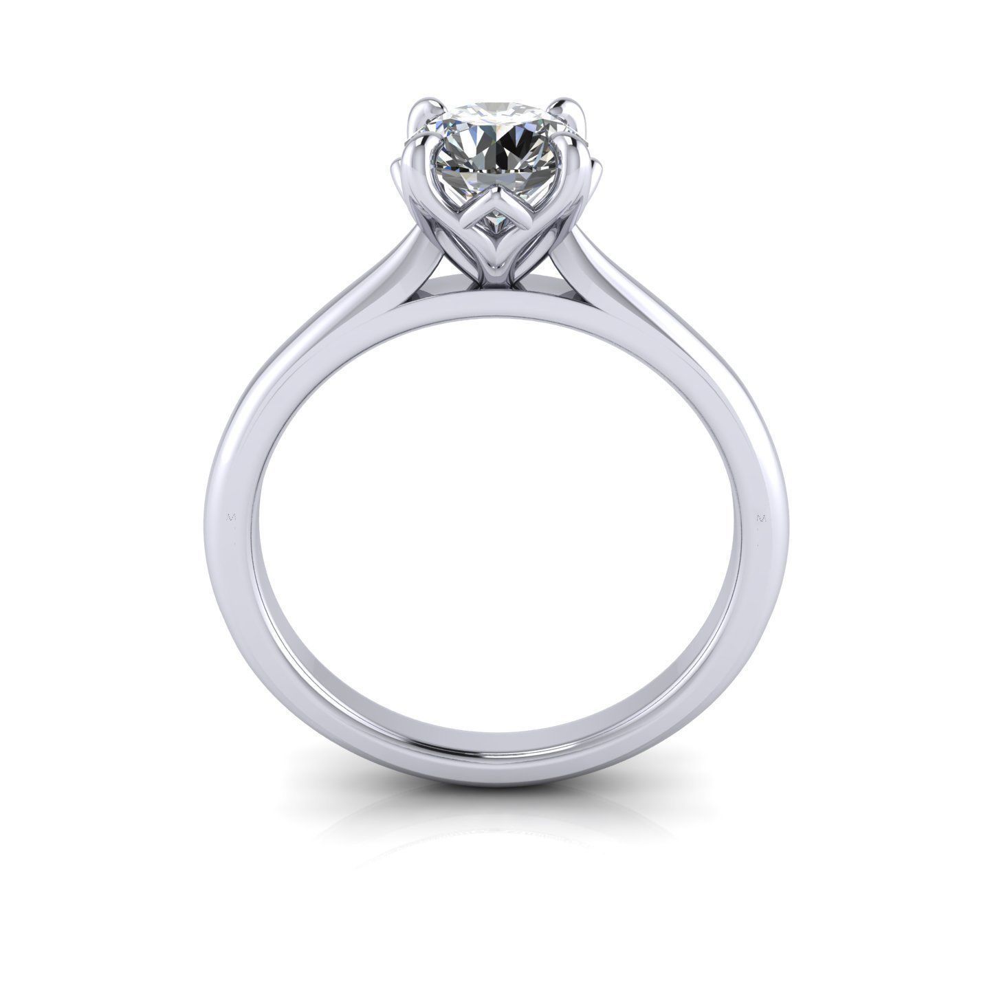 Jakub Karas Solitaire Ring 3D print model_1