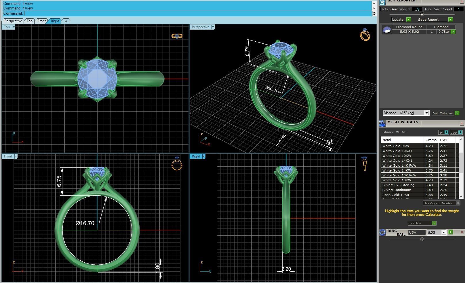 Jakub Karas Solitaire Ring 3D print model_4