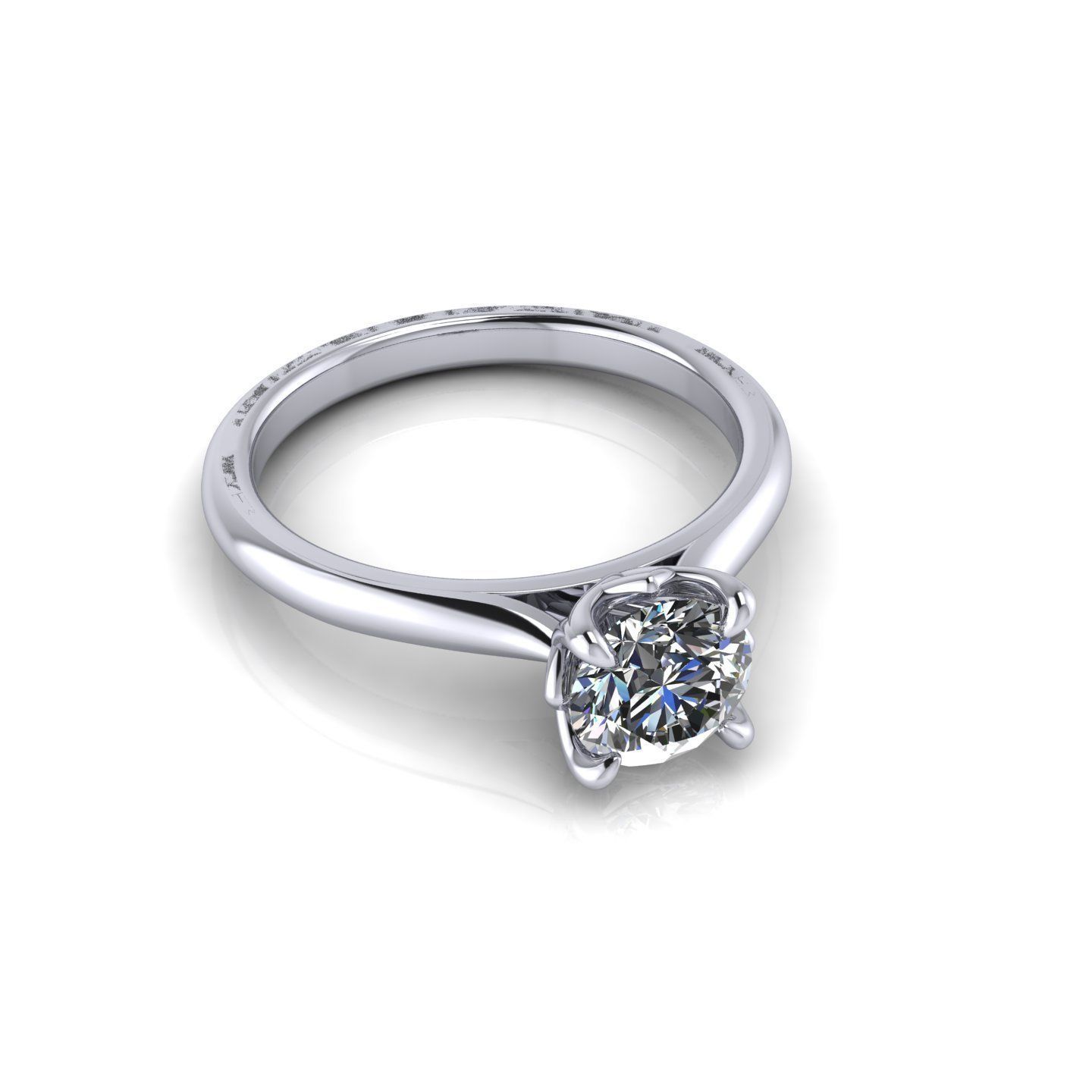 Jakub Karas Solitaire Ring 3D print model_5