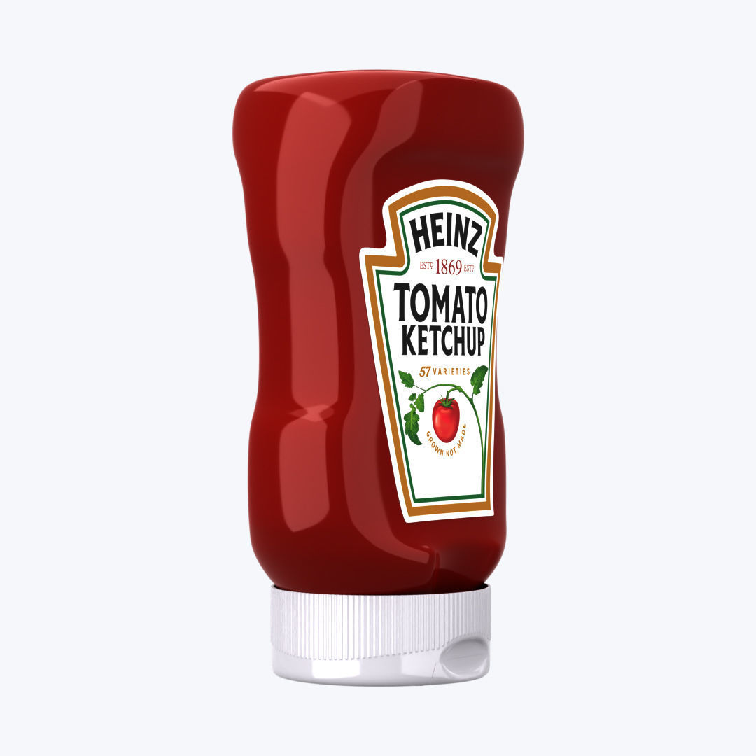 ketchup Bottle - Heinz Tomato Sauce  3D model_22