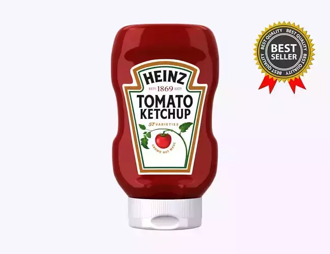 ketchup Bottle - Heinz Tomato Sauce 