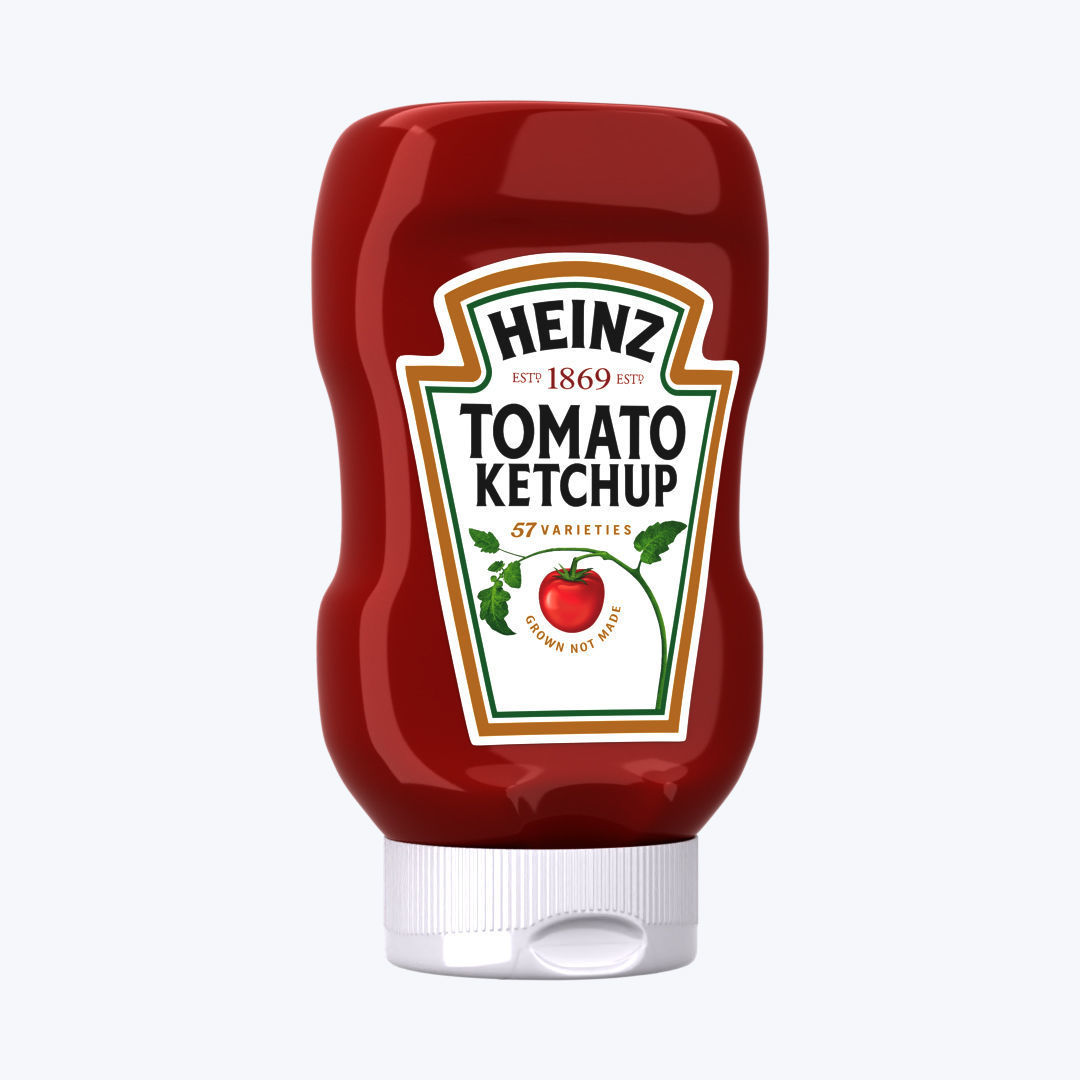 ketchup Bottle - Heinz Tomato Sauce  3D model_24
