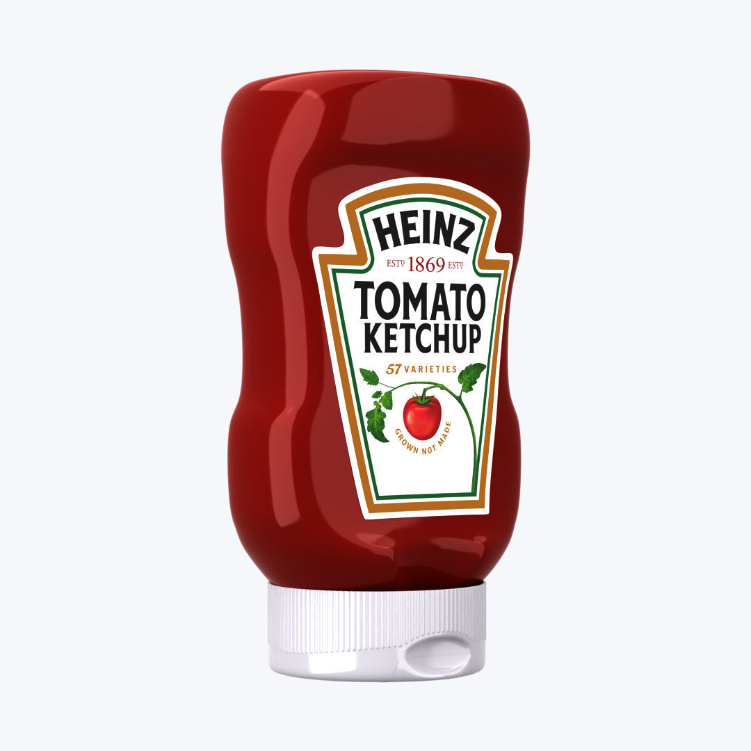 ketchup Bottle - Heinz Tomato Sauce  3D model_23