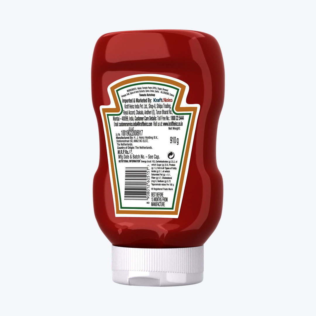 ketchup Bottle - Heinz Tomato Sauce  3D model_16