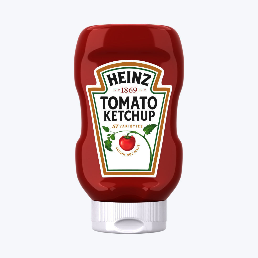 ketchup Bottle - Heinz Tomato Sauce  3D model_25