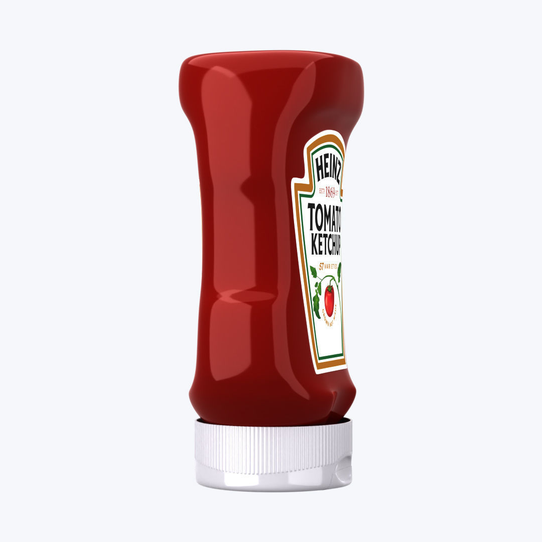 ketchup Bottle - Heinz Tomato Sauce  3D model_21