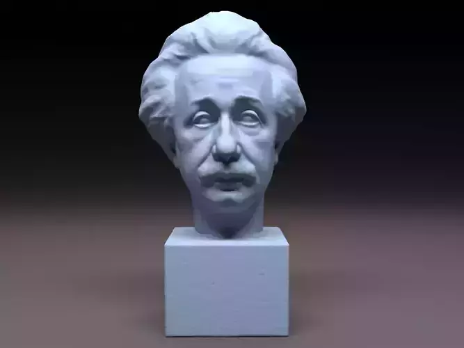 Einstein Bust 3D print model