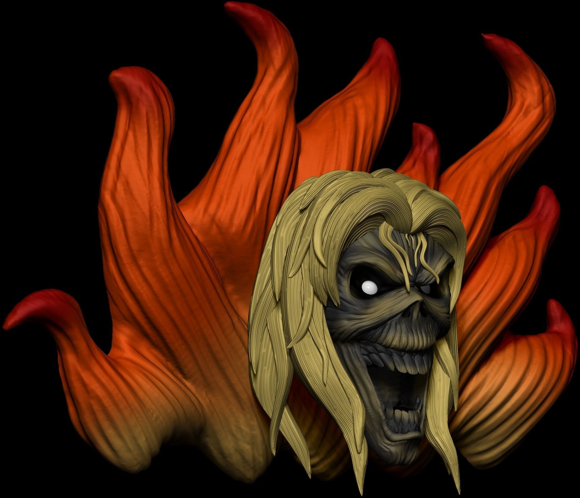 Eddy Iron Maiden  3D print model_1