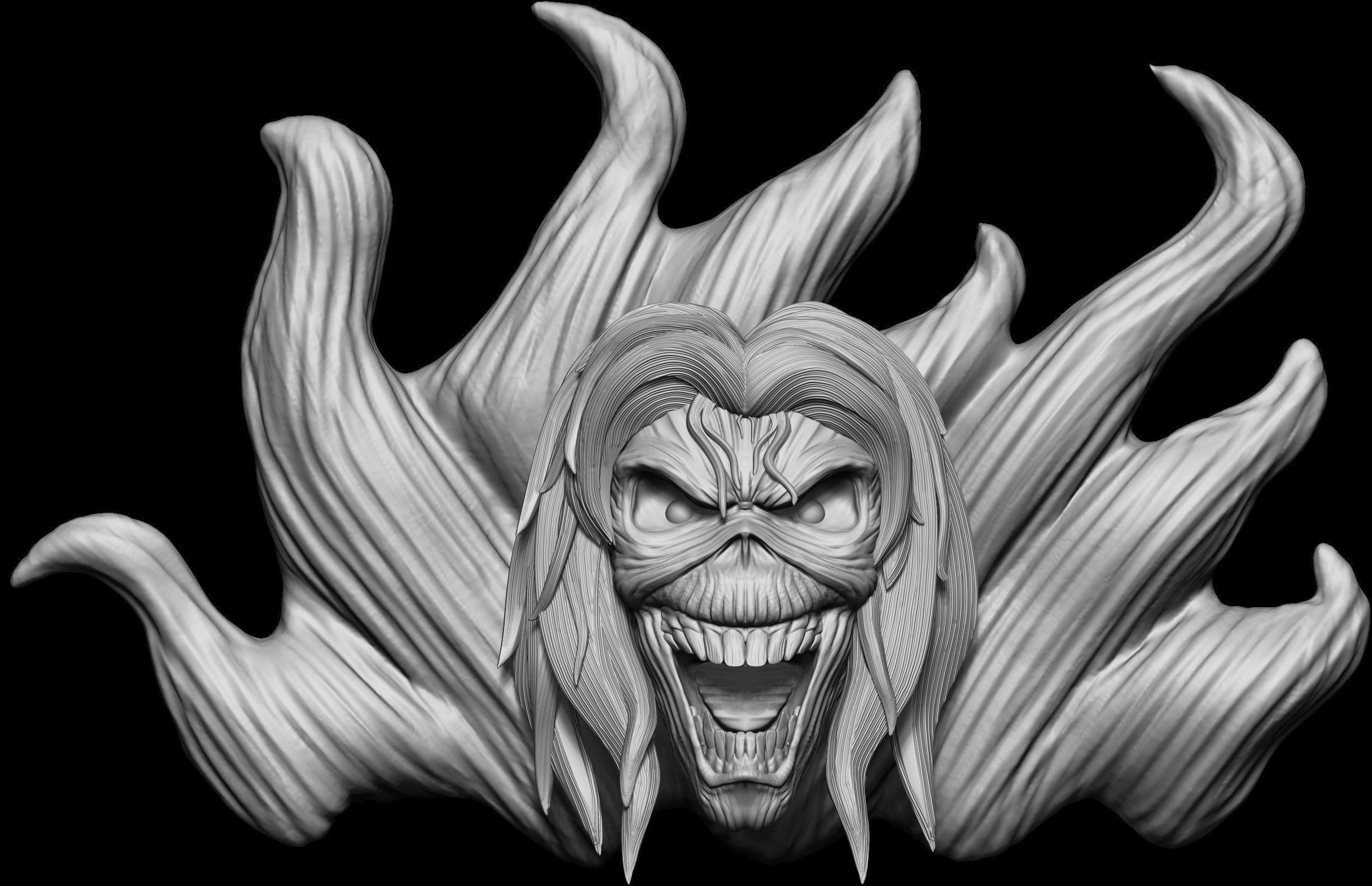 Eddy Iron Maiden  3D print model_4