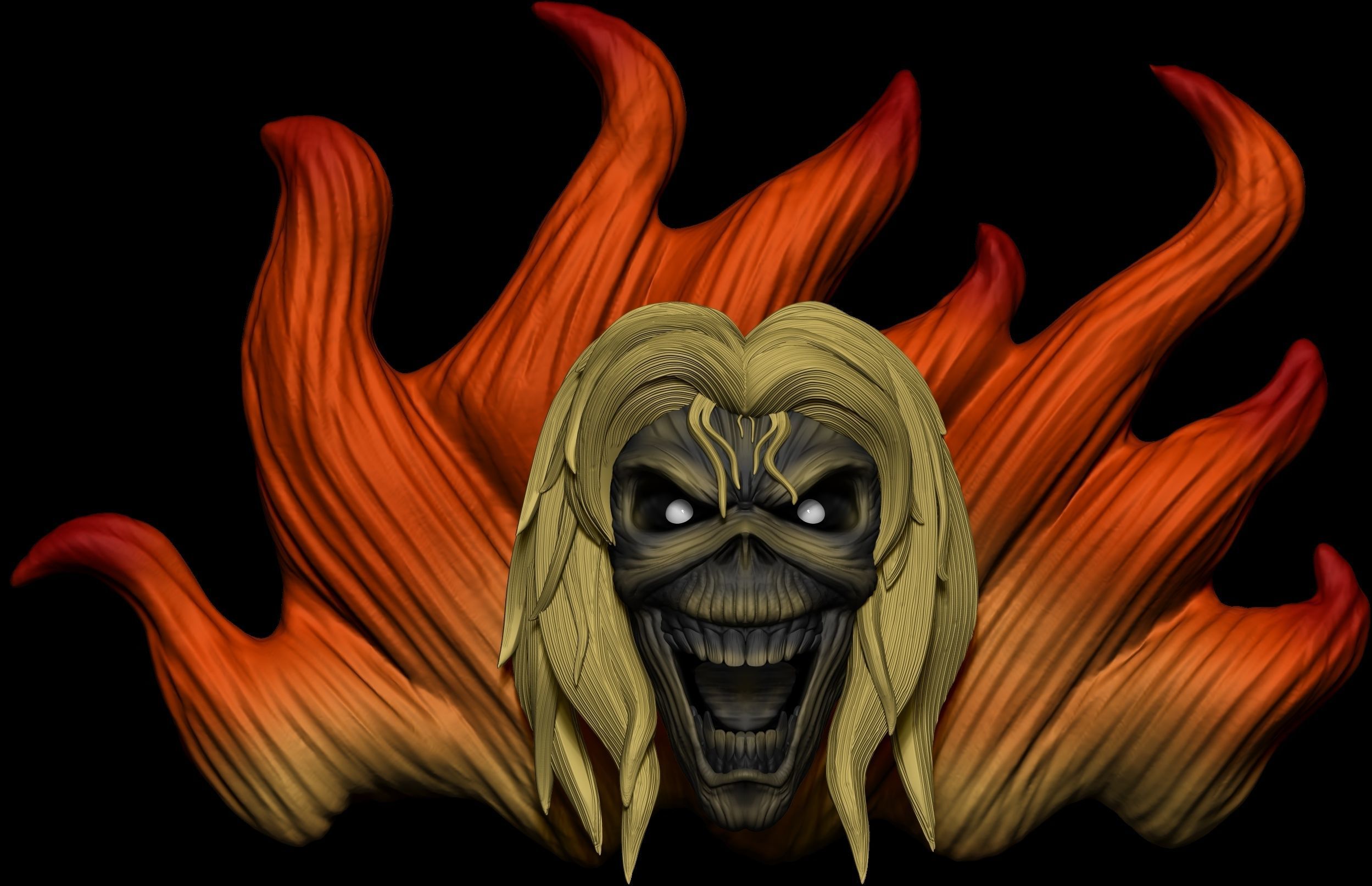 Eddy Iron Maiden  3D print model_2