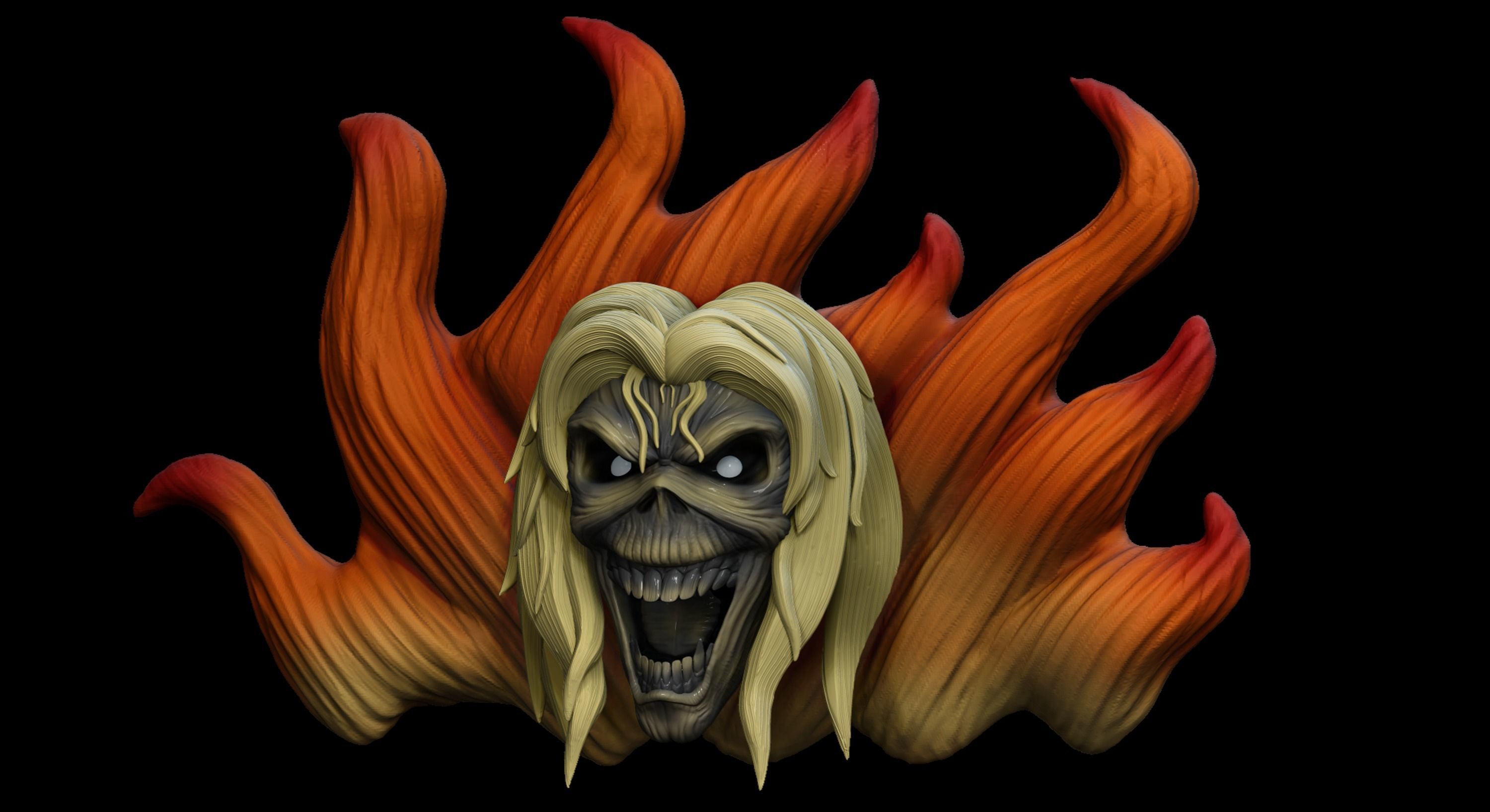 Eddy Iron Maiden  3D print model_3
