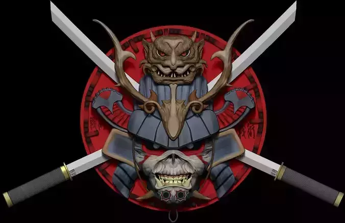 Japanese Eddy iron maiden 3D print model