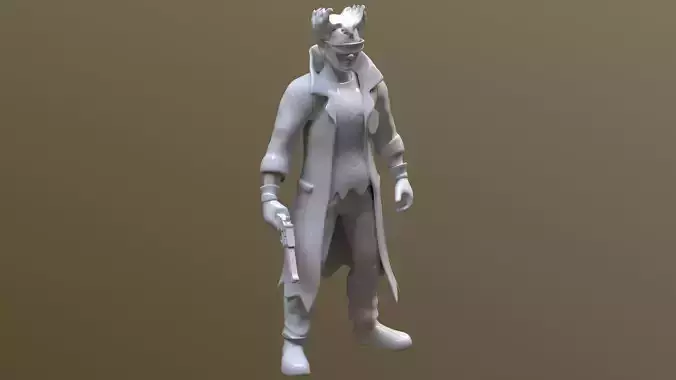 Scrag Pre-mutation - TMNT 1987 3D print model