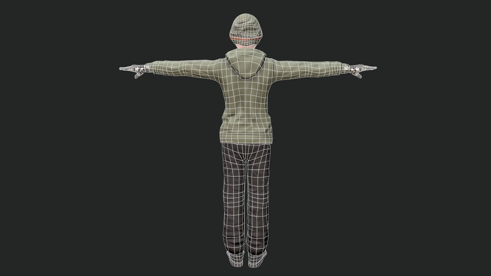 Cool Boy - Game Ready Low-poly 3D model_25