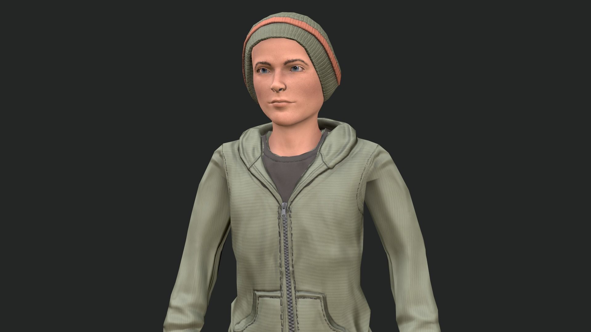 Cool Boy - Game Ready Low-poly 3D model_4