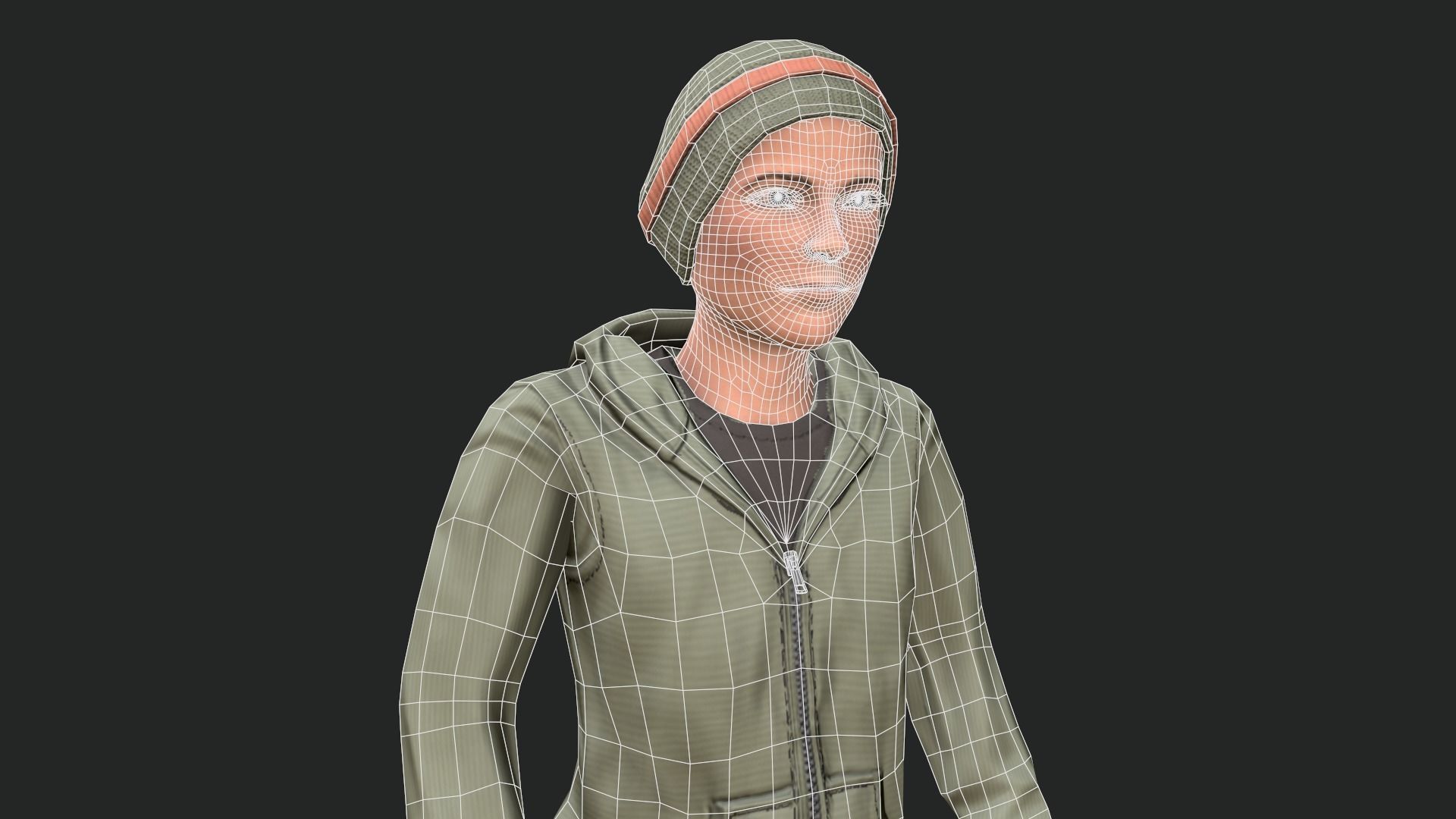 Cool Boy - Game Ready Low-poly 3D model_18