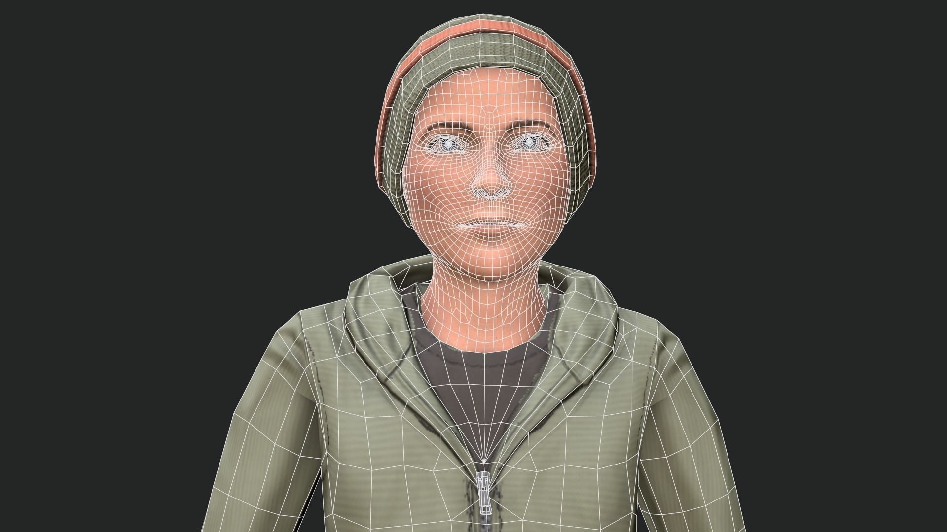 Cool Boy - Game Ready Low-poly 3D model_16