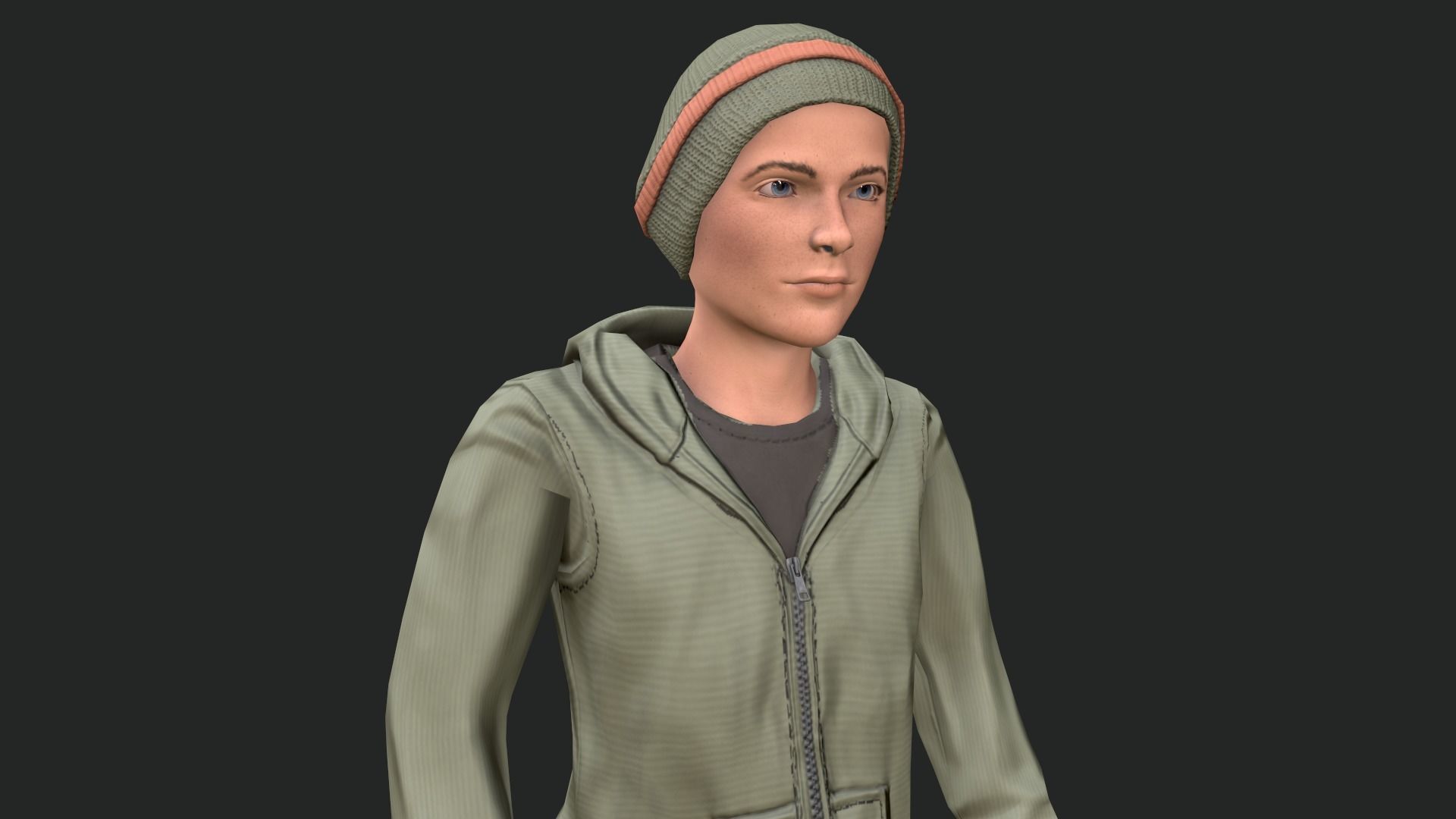 Cool Boy - Game Ready Low-poly 3D model_5