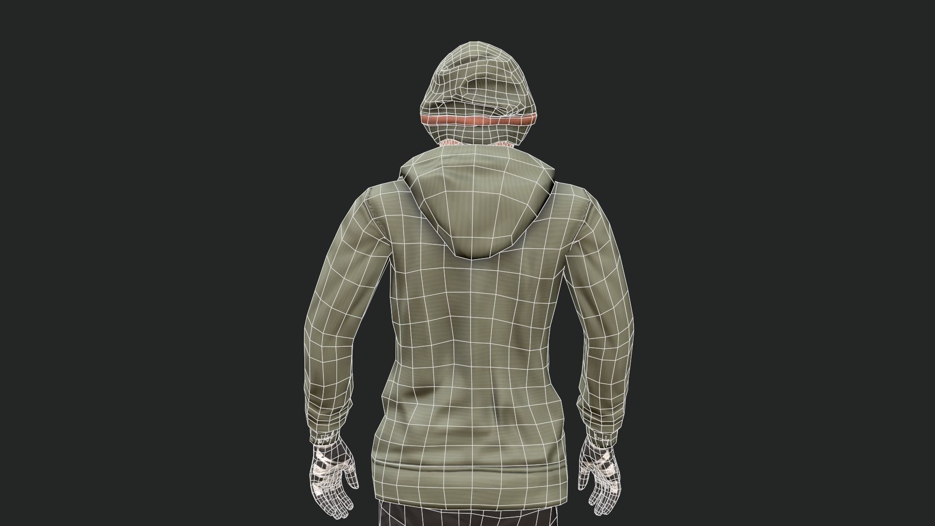 Cool Boy - Game Ready Low-poly 3D model_20