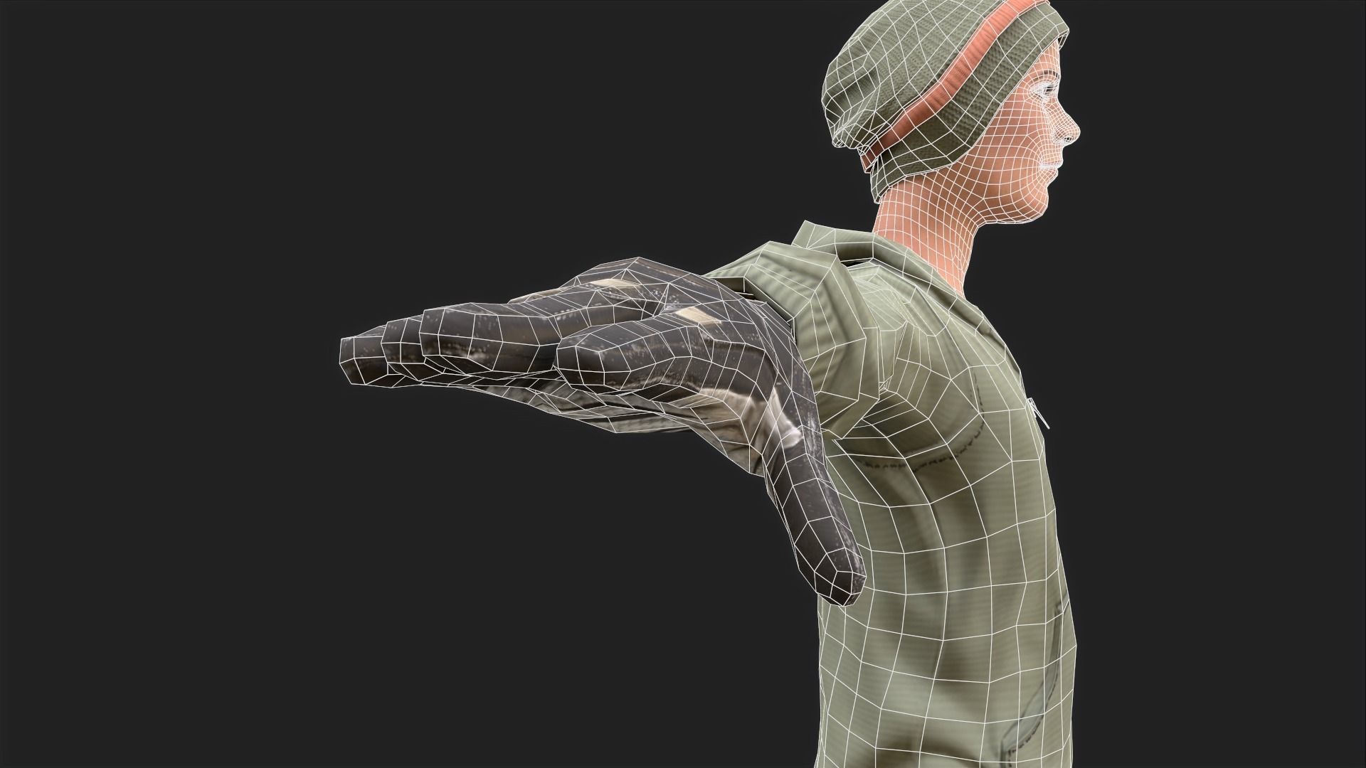 Cool Boy - Game Ready Low-poly 3D model_28